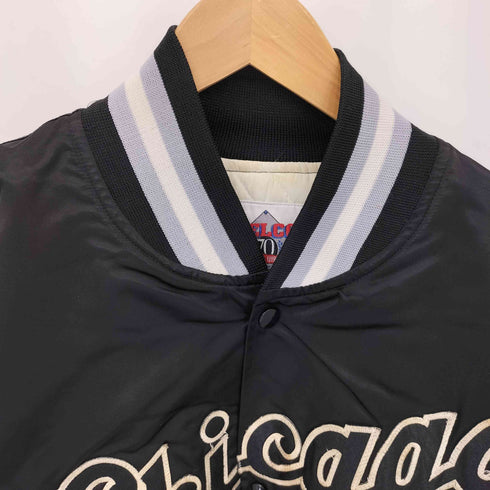 フェルコ FELCO 70s USA製 チームロゴ刺繍 裏キルティング ナイロン スタジャン メンズ import:L